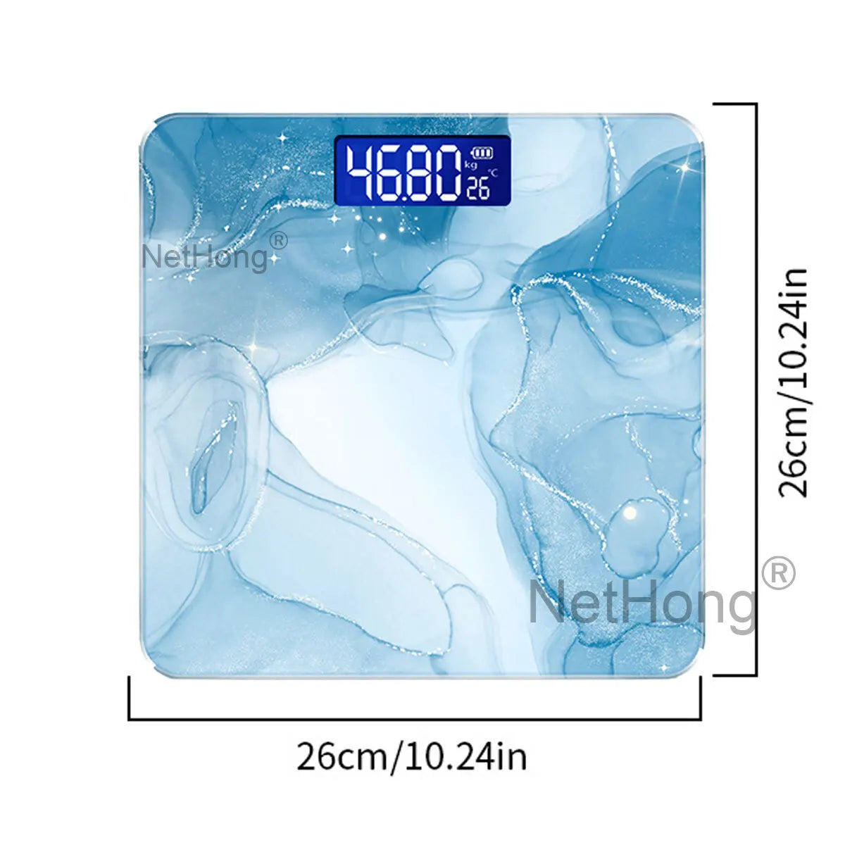 Smart Weighing Scale High Precision Digital Bathroom Balance for Body Weight UK