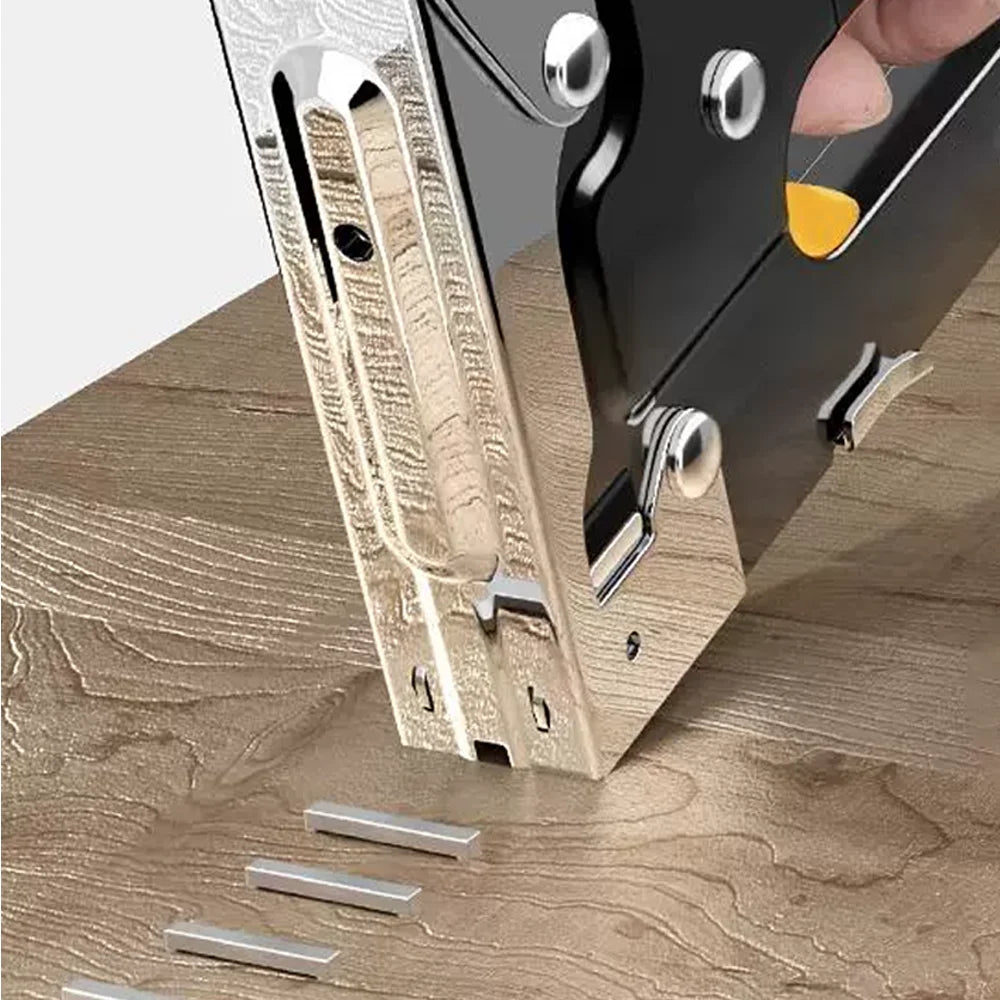 Heavy Duty Tacker Staple Gun Upholstery Stapler Fabric Wood Craft 3000Pc Staples