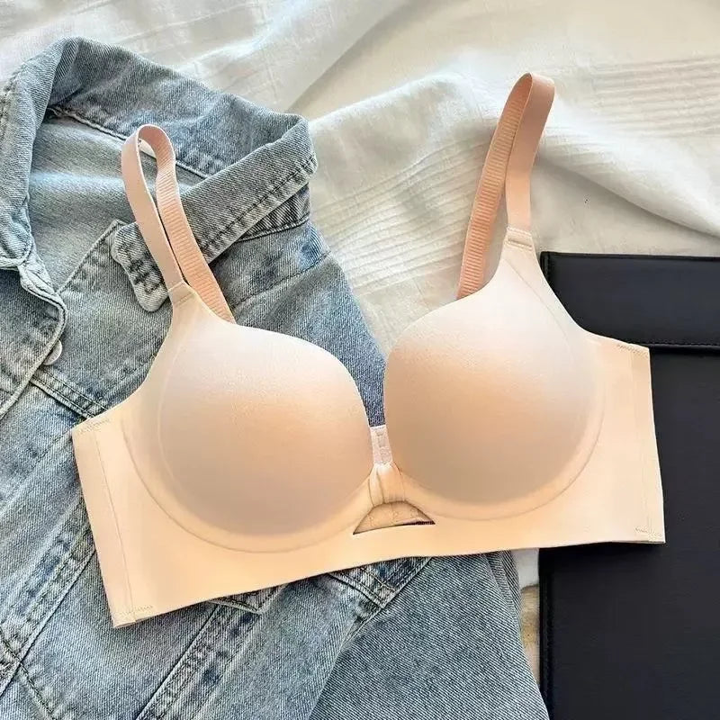 2024 Invisible Push Up Bra for Small Chest 3D Honeycomb Lift Technology No Wire Seamless Bralette (A-B Cup) Skin-Friendly