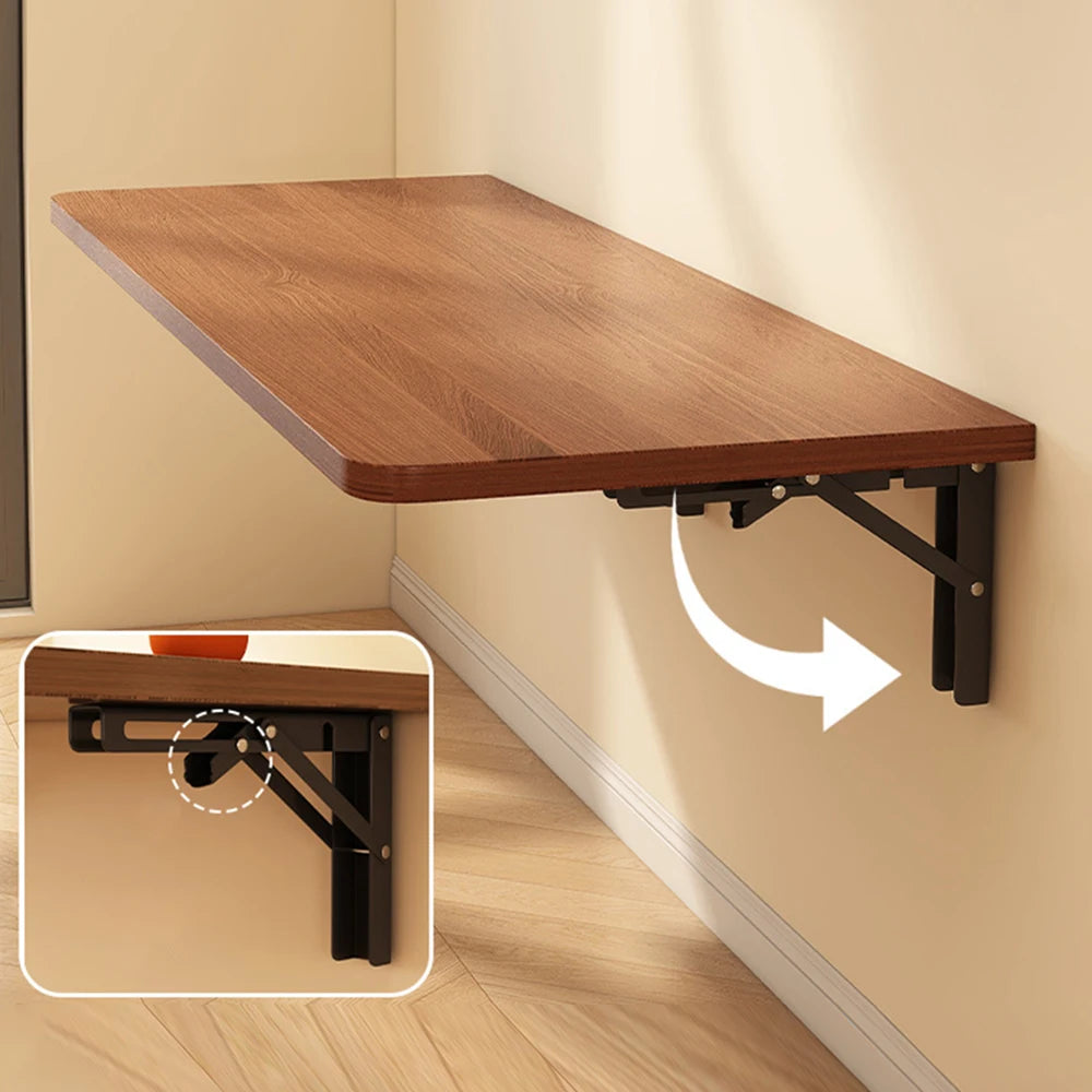 Wall Folding Table Drop-Leaf Folding Floating Hanging Computer Desk White UK