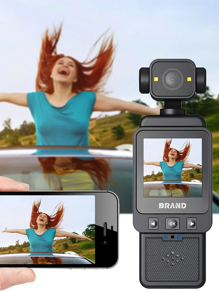 1080P WiFi Sports Wearable Camera Travel Bicycle Driver Recorder Mini Sports Cam for Motorcycle and Vlogging