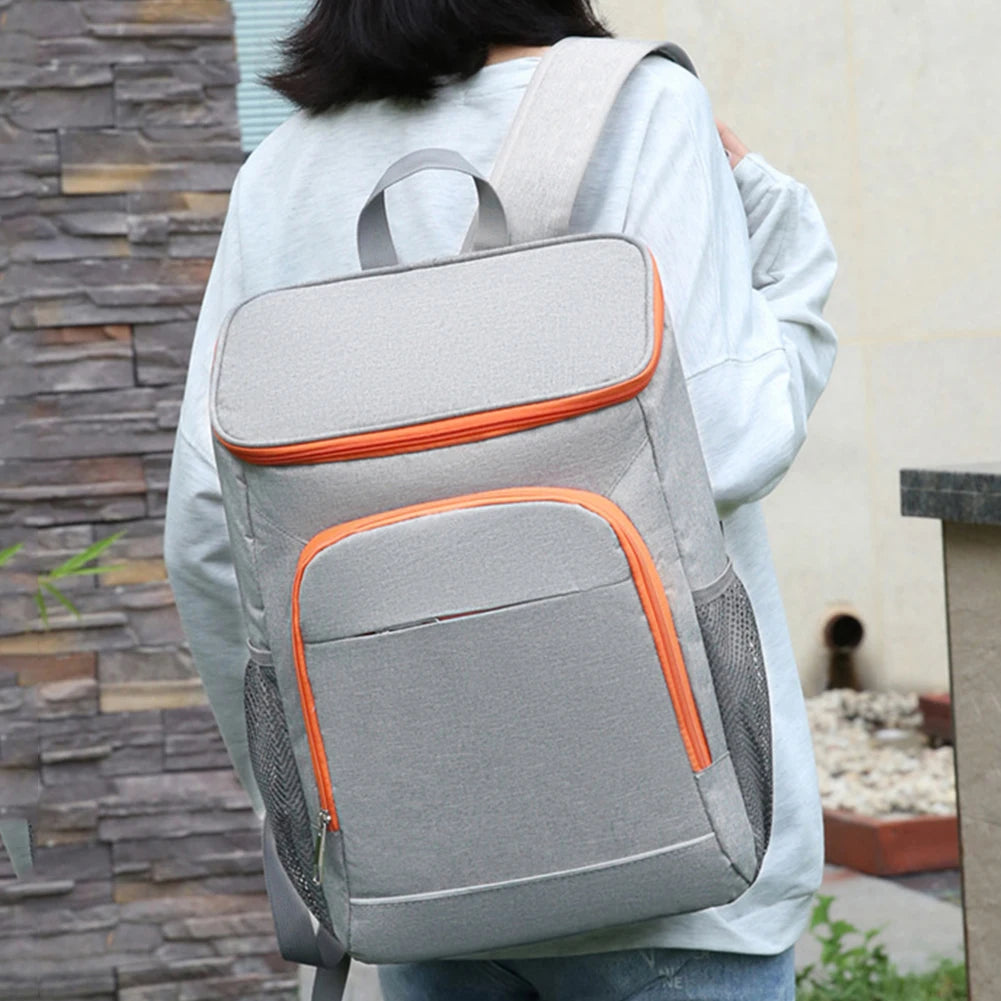30L Extra Large Thermal Food Bag Cooler Bag Refrigerator Box Fresh Keeping Food Delivery Backpack Insulated Cooler Backpack