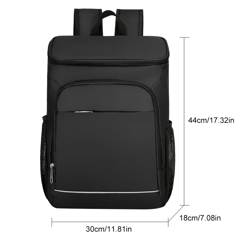 30L Extra Large Thermal Food Bag Cooler Bag Refrigerator Box Fresh Keeping Food Delivery Backpack Insulated Cooler Backpack
