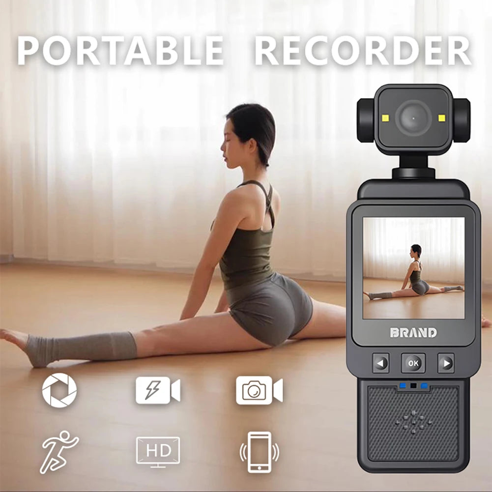 1080P WiFi Sports Wearable Camera Travel Bicycle Driver Recorder Mini Sports Cam for Motorcycle and Vlogging
