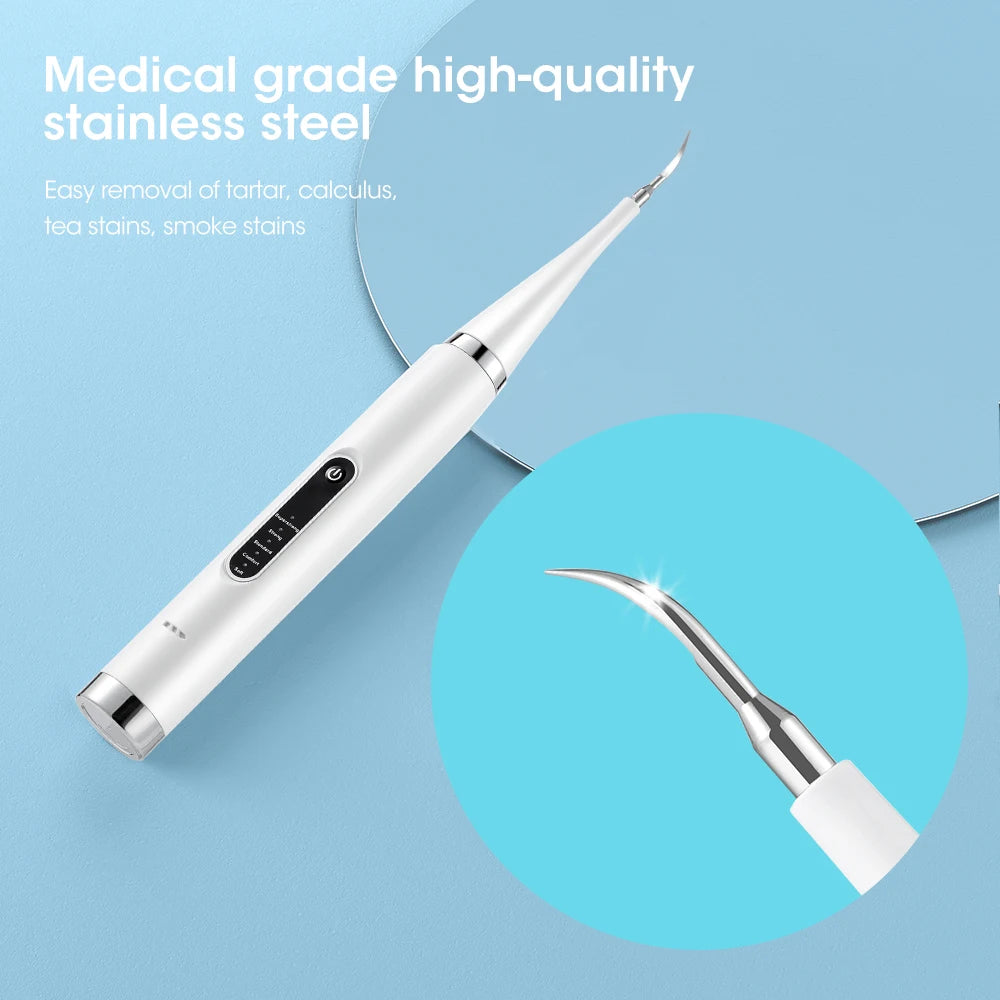 Electric Teeth Whitening Dental Calculus Scaler Plaque Coffee Stain Tartar Removal High Frequency Sonic Toothbrush Teeth Cleaner