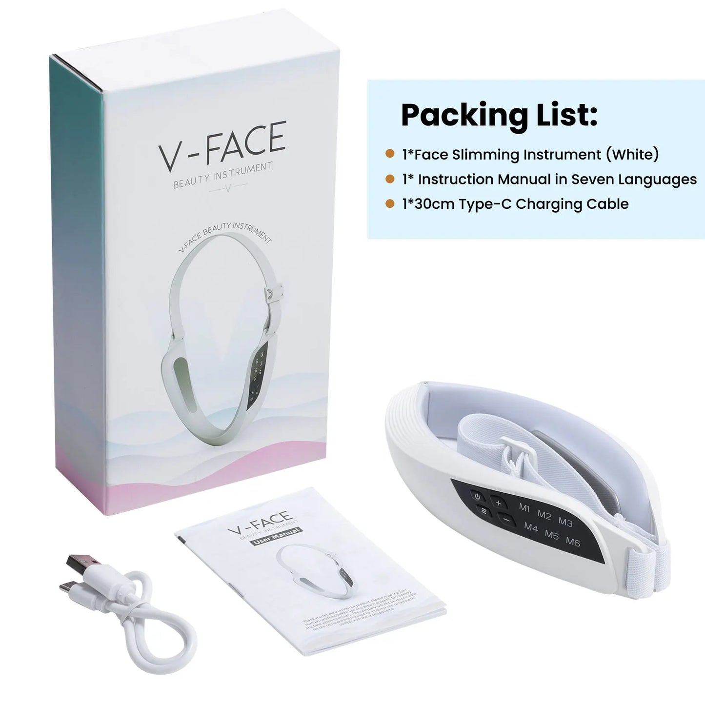 EMS Face Lifting Massager Anti Wrinkle Facial Massager V-Face Lift Device Face Slimming Remover Double Chin LED Photon Therapy