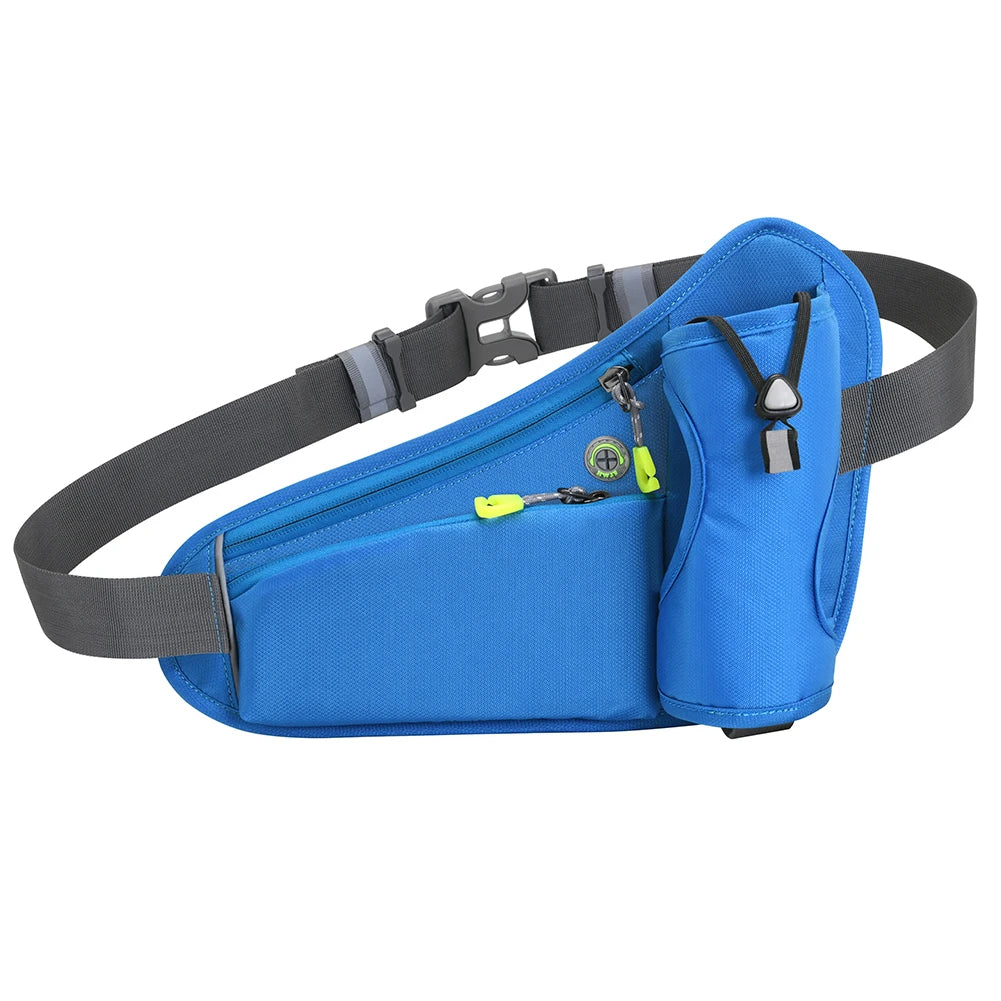 Running Waist Bags Water Bottle Holder Hydration Belt Bag Cell Phone Jogging Cycling Bag For Men Women Sports Fanny Pack Gym Run