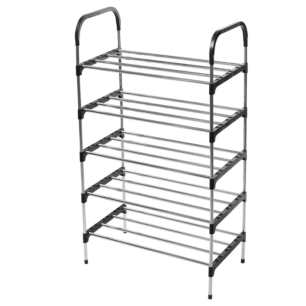 5/6 layer simple shoe rack entrance door storage rack household shoe rack stackable space saving shoe rack