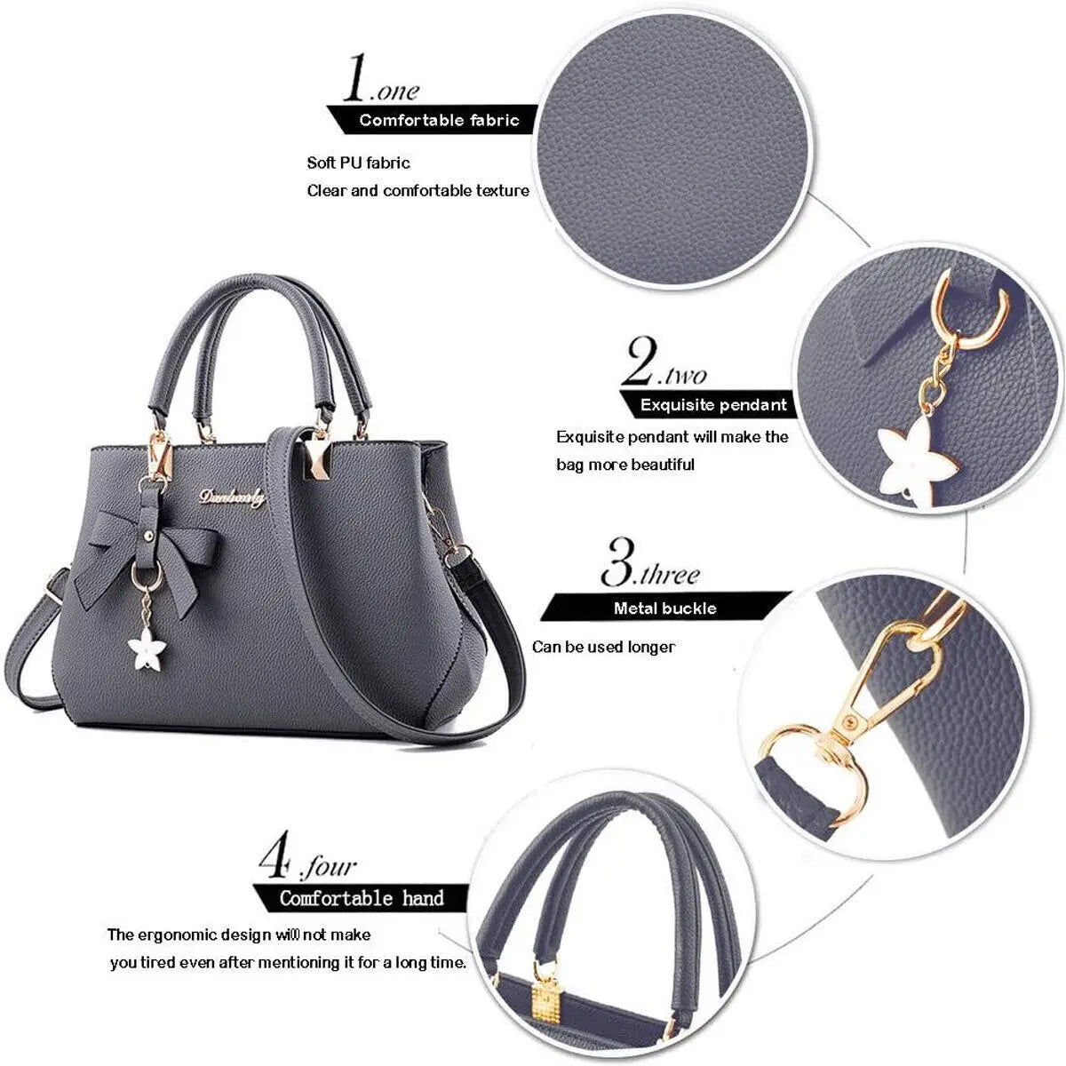 Ladies Handbag Totes Soft Leather Women Cross Body Medium Shoulder Bag Bags