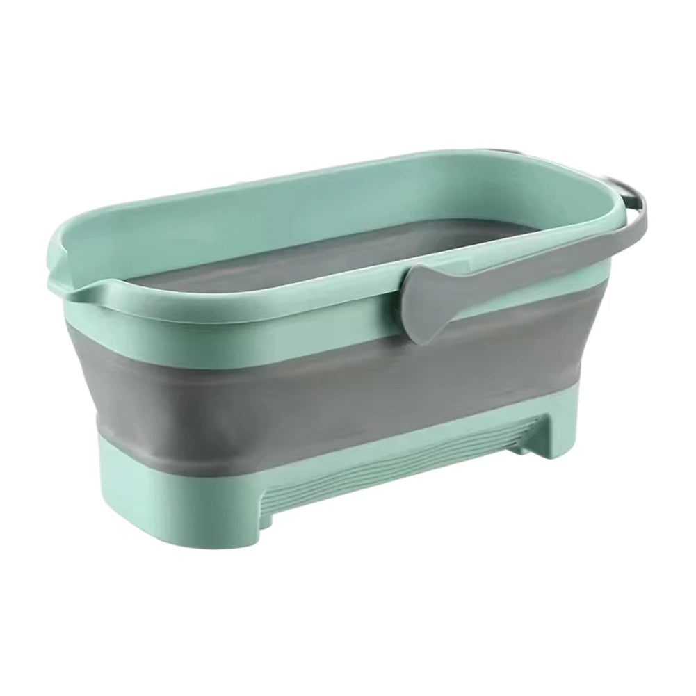 Collapsible Bucket Portable Folding Bucket Car Wash Basin Silicone Washing Bucket Camping Home Foldable Cleaning Mop Bucket