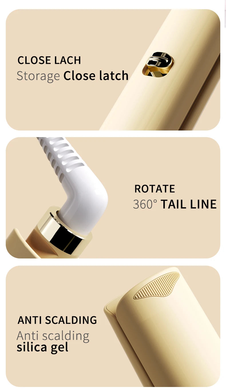 Hair Wavy Curling Iron 32mm Big Wave Deep Wavy Splint Egg Rolls Hair Curler Crimping Iron Styler Wand for All Hair Styling Tools