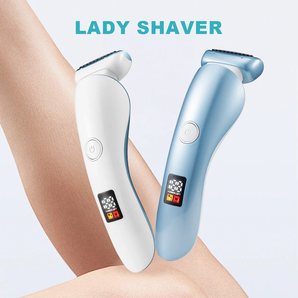 5-in-1 Women's Electric Shaver - Wet and Dry Removal of Face, Eyebrows, Legs and Armpits - Portable Bikini Trimmer, Rechargeable USB Charging, Stainless Steel Blade, Gentle and Effective Shaving, Pink Gift Box Includes, Bikin