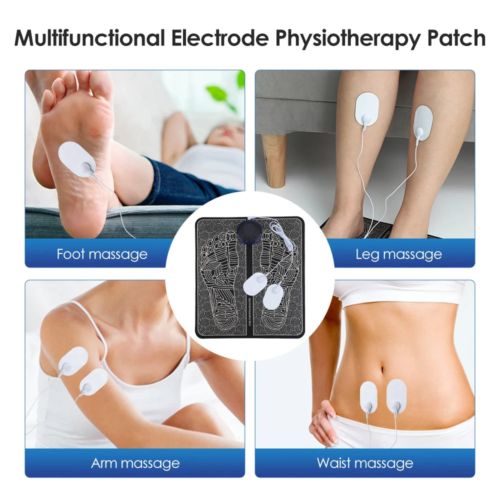 Smart Foot Massager Pad Muscle Relax Feet Acupoints Massage Electric Muscle Stimulation Improve Blood Circulation Health Care
