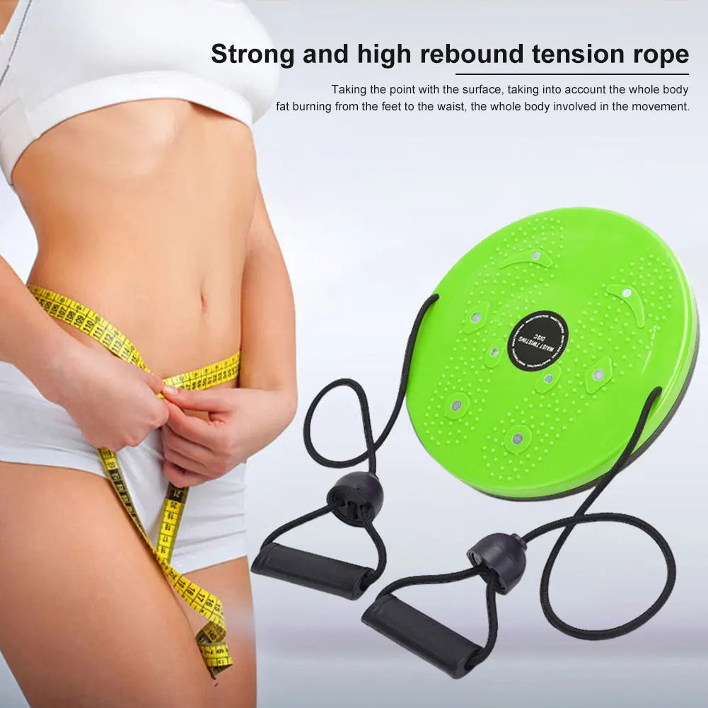 Magnet Foot Board with Pull Rope Torsion Body Dance Plate Multifunction Weight Loss Aerobic Exercise Tool