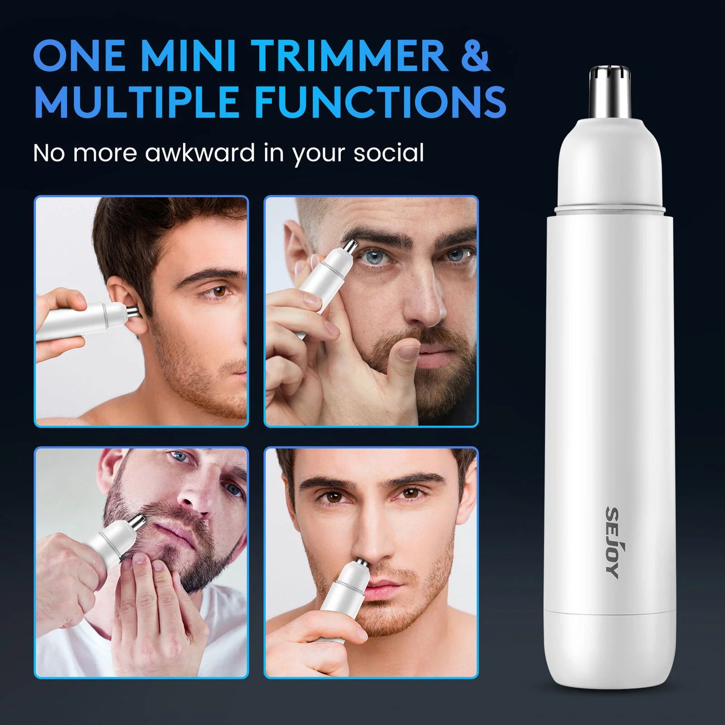 Sejoy Hair Cut Machine For Men Professional Hair Clippers Electric Shaver Beard Trimmers Machine Cordless