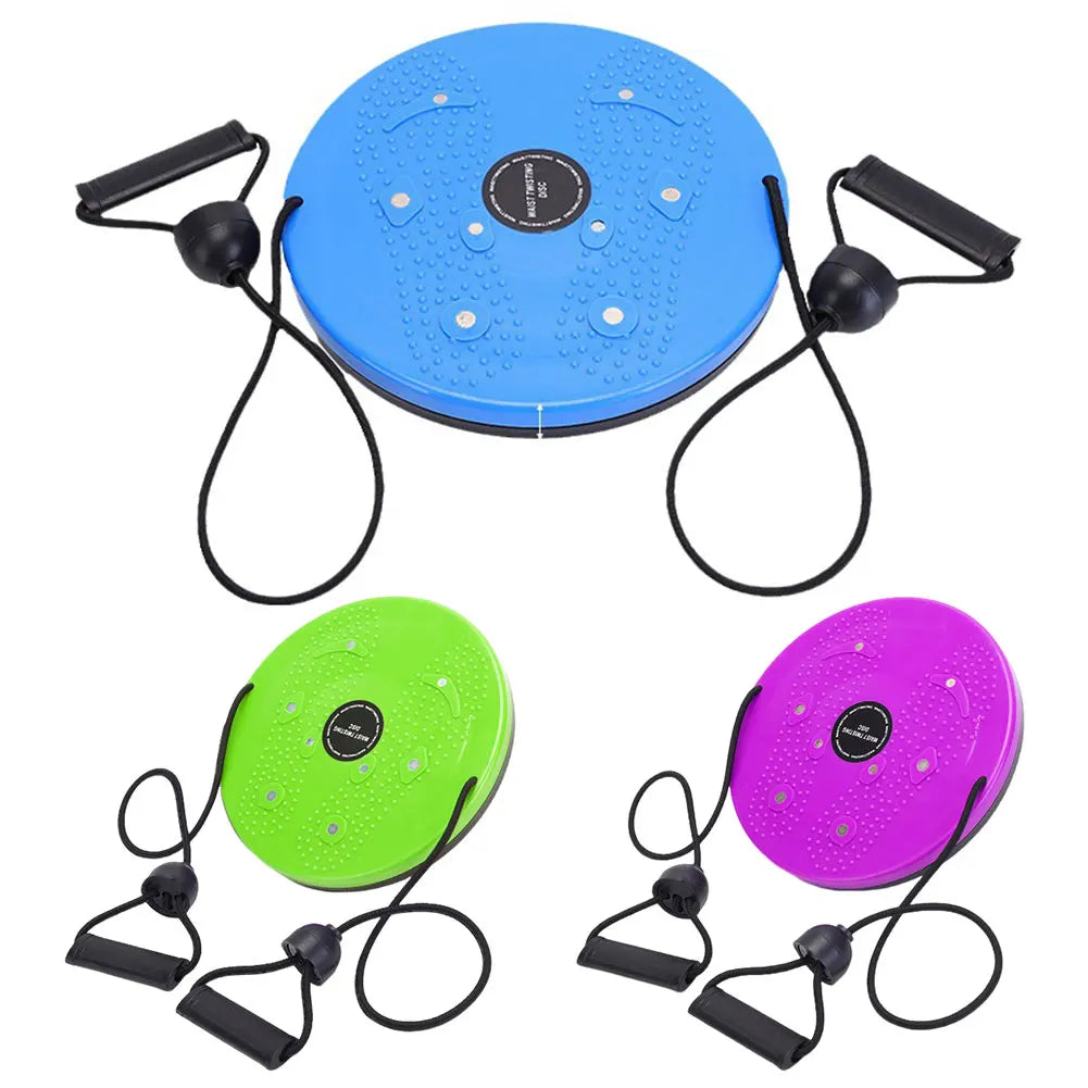 Magnet Foot Board with Pull Rope Torsion Body Dance Plate Multifunction Weight Loss Aerobic Exercise Tool