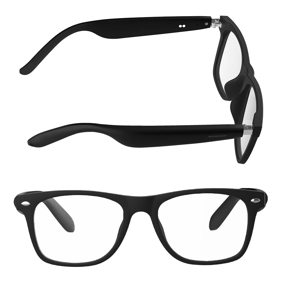 AI Intelligent Translation Glasses Music Headphones Glasses Bluetooth-Compatible Support Above 130 Languages for Outdoor Travel