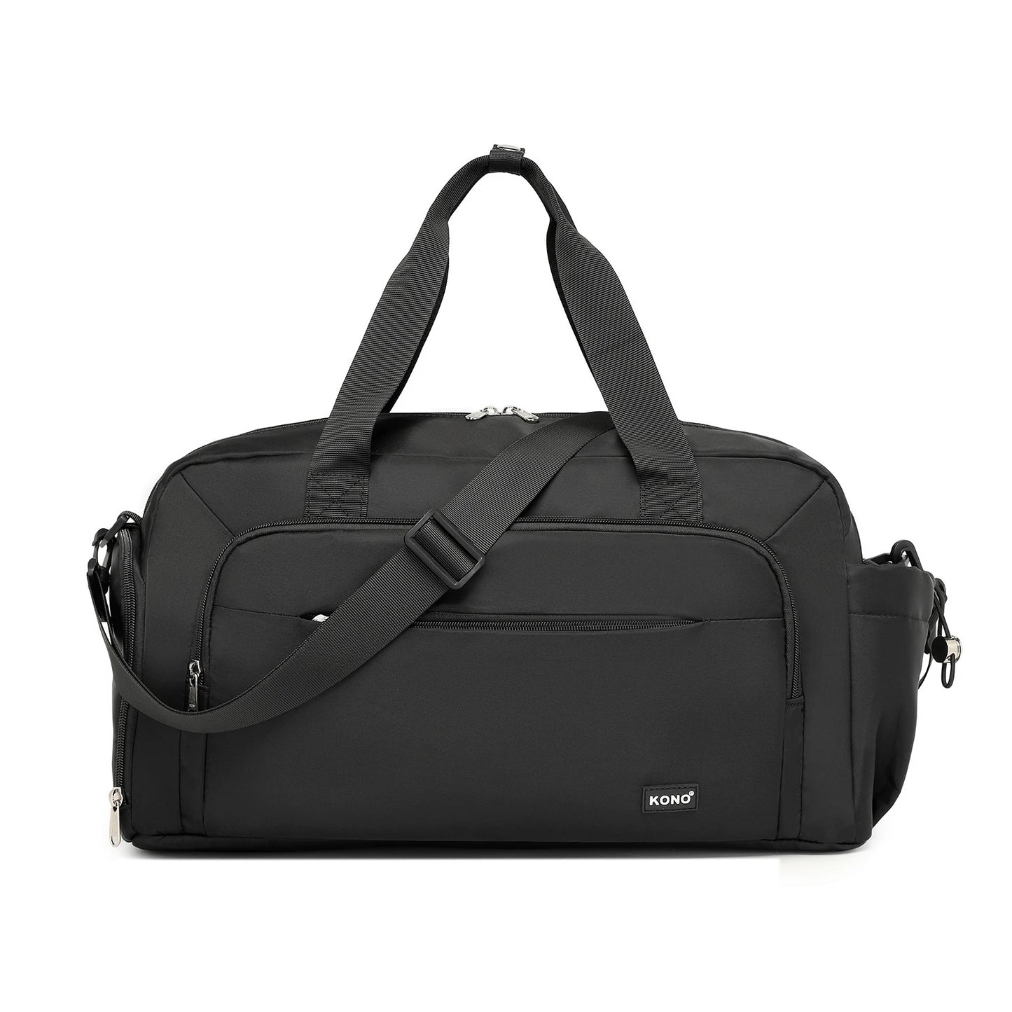 Kono Sports Duffle Bag with Shoes Compartment and Shoulder Strap Waterproof Gym Bag for Men and Women