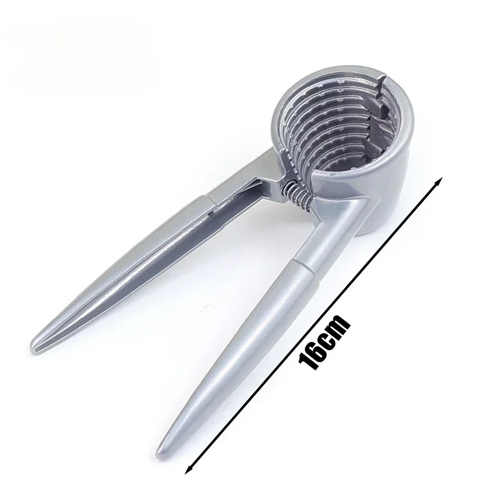 Alloy Walnut Clip Silver Metal Nut Cracker Opener Pecan Chestnut Clips Plier Nut Shelling Tools Home Kitchen Gadgets Accessories
