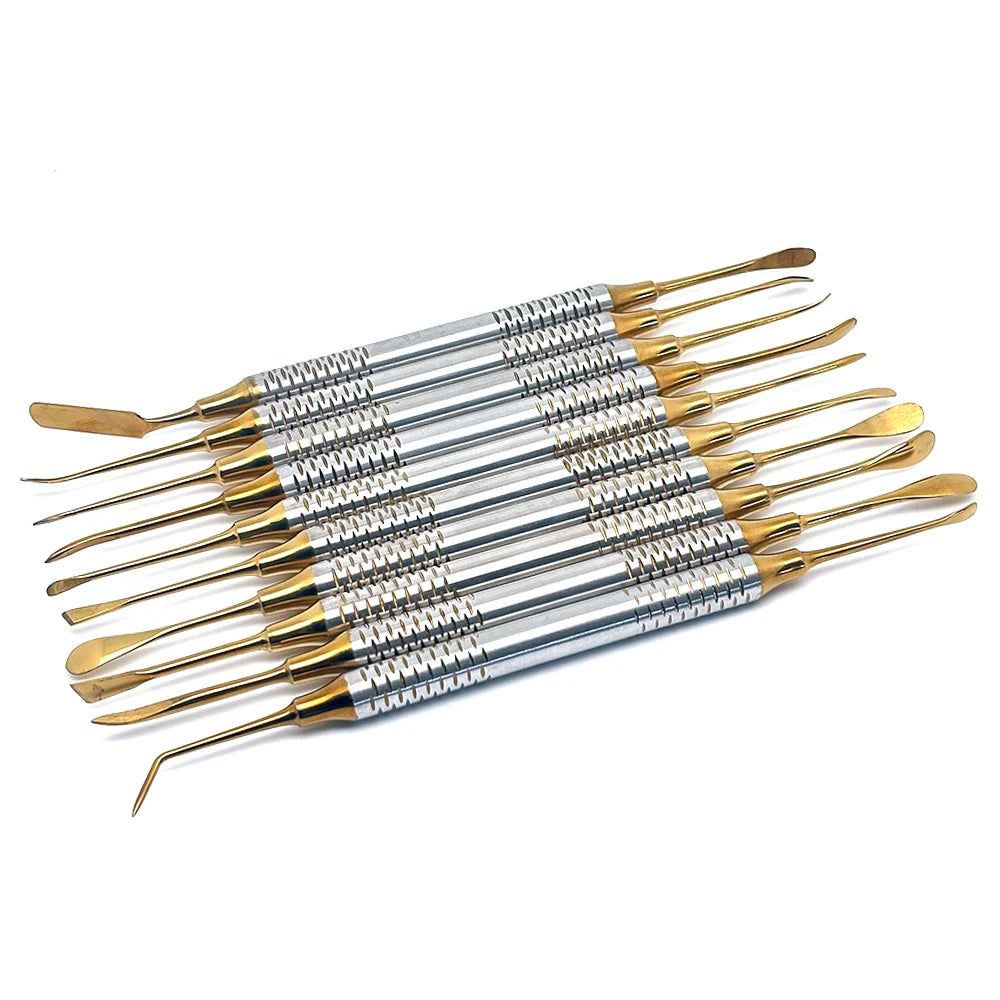 Set Dental Implant Periosteal Elevator Separator Peristeel Splitter Tool for Reflecting and Retracting Titanium