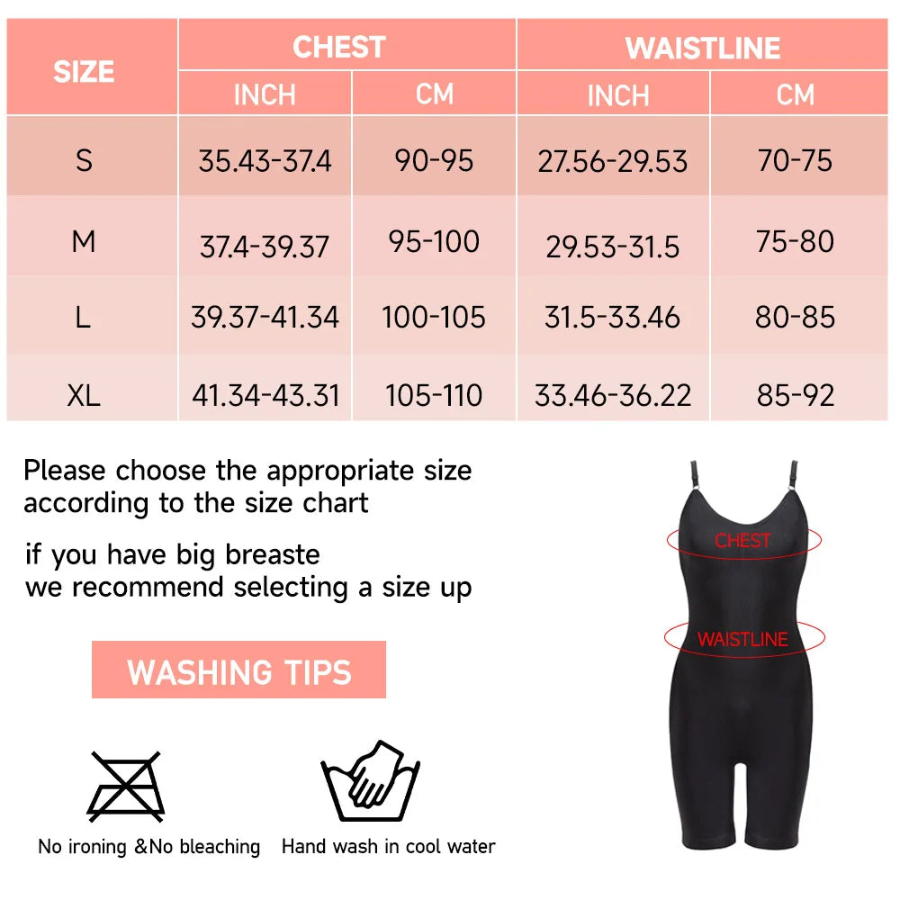 Modishion Women's Boxer Shaper Bodysuit Tummy Tightening Butt Lifting Seamless Boxer Shapewear Tights Slimming Tights