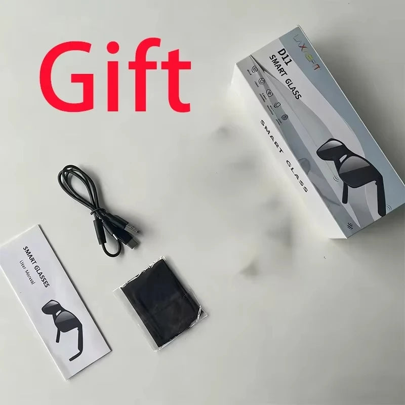 Lenovo 8K Camera AI Smart Glasses Touch Control Photo Recording Translator Voice Assistant Music Wireless Bluetooth Sunglasses