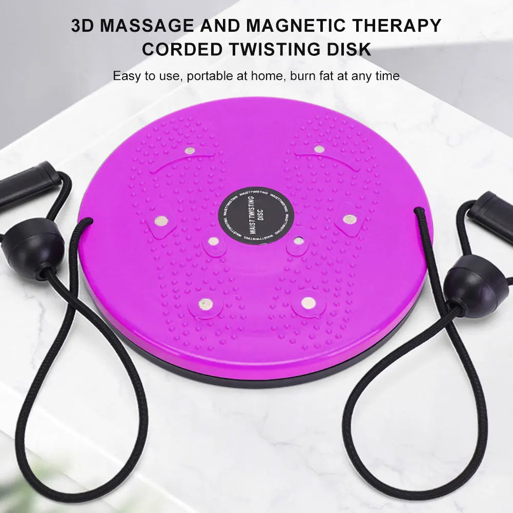 Magnet Foot Board with Pull Rope Torsion Body Dance Plate Multifunction Weight Loss Aerobic Exercise Tool