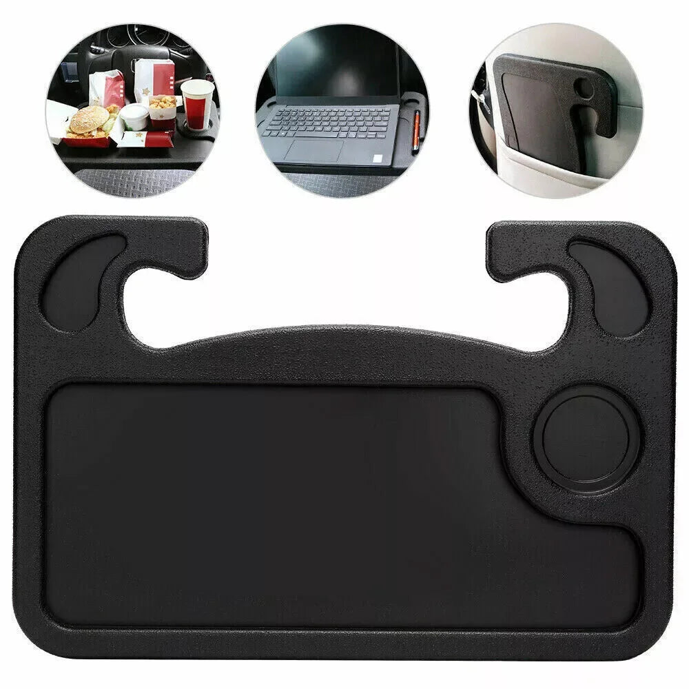Car Steering Wheel Tray Laptop Table Mount Desk Eating Food Stand Drink Holder