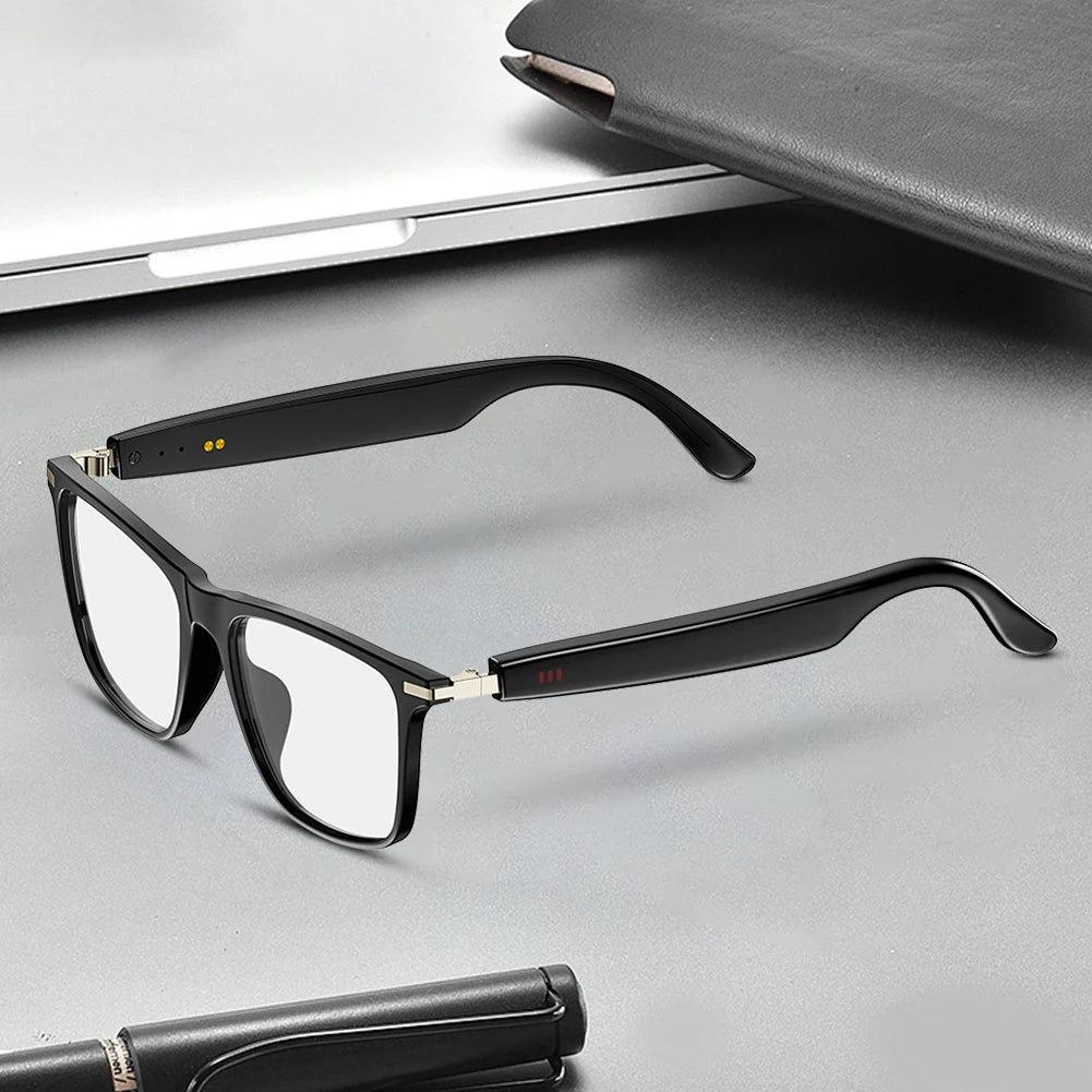 Smart Glasses with AI Translator BT Glasses Hands-Free Music & Calls Outdoor Sports Headphones for Men Women