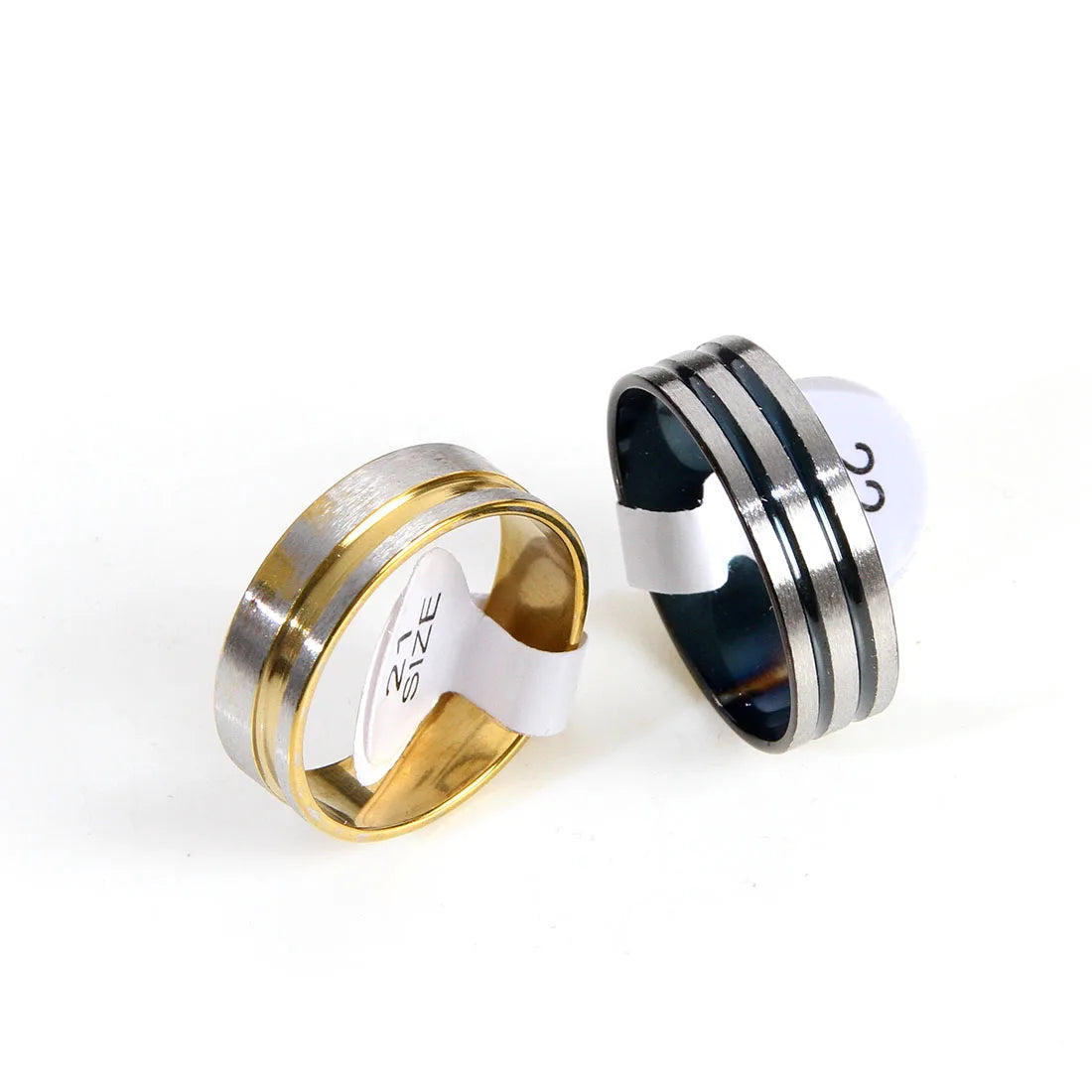 100pcs Mixed Rings Wholesale Lot Bulk Finger Band Rings for Men Women Birthday Jewelry Gift with Box