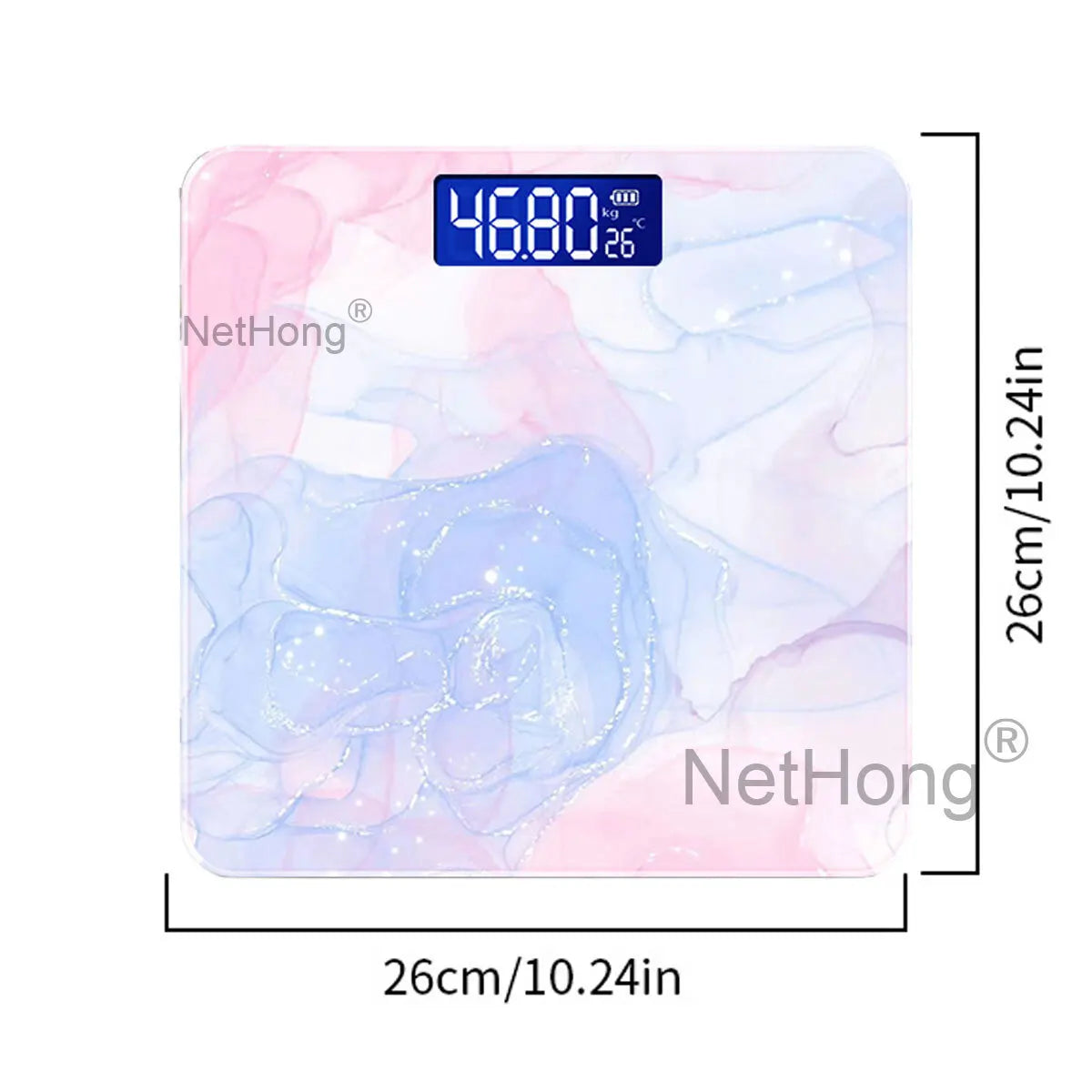 Smart Weighing Scale High Precision Digital Bathroom Balance for Body Weight UK