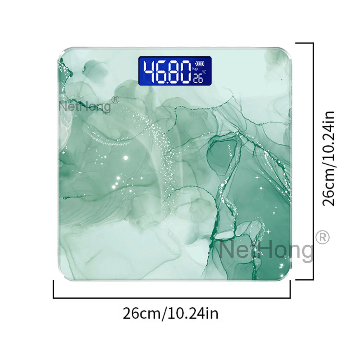 Smart Weighing Scale High Precision Digital Bathroom Balance for Body Weight UK