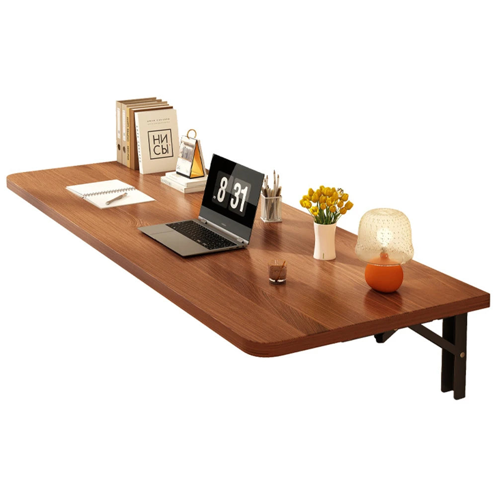 Wall Folding Table Drop-Leaf Folding Floating Hanging Computer Desk White UK