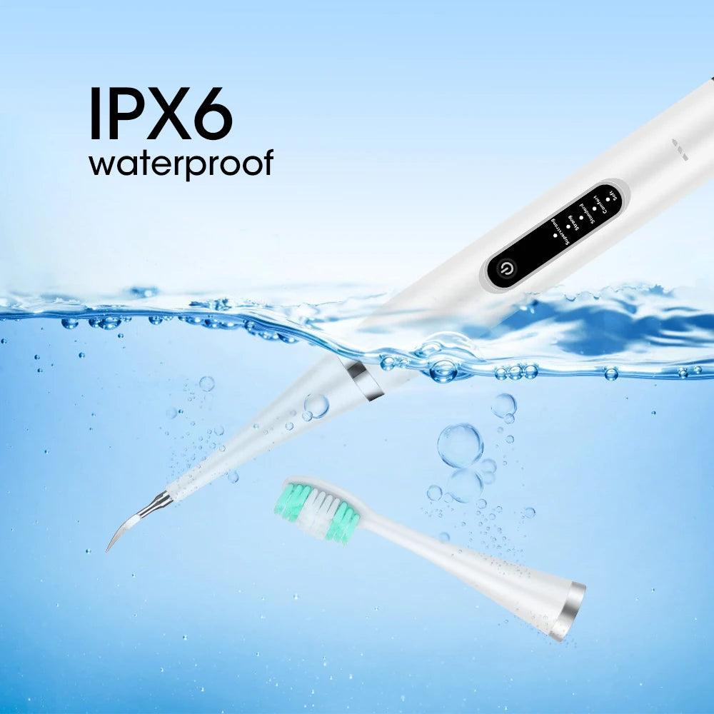 Electric Teeth Whitening Dental Calculus Scaler Plaque Coffee Stain Tartar Removal High Frequency Sonic Toothbrush Teeth Cleaner