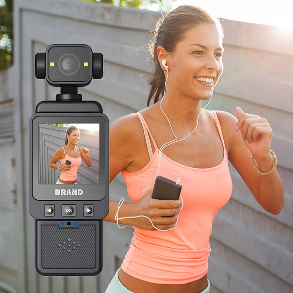 1080P WiFi Sports Wearable Camera Travel Bicycle Driver Recorder Mini Sports Cam for Motorcycle and Vlogging