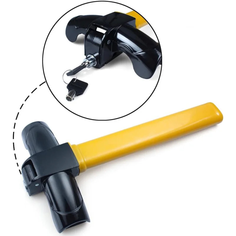 Universal Car Steering Wheel Lock Heavy Duty Anti-theft T-Bar Steering Wheel Immobiliser Car Accessories