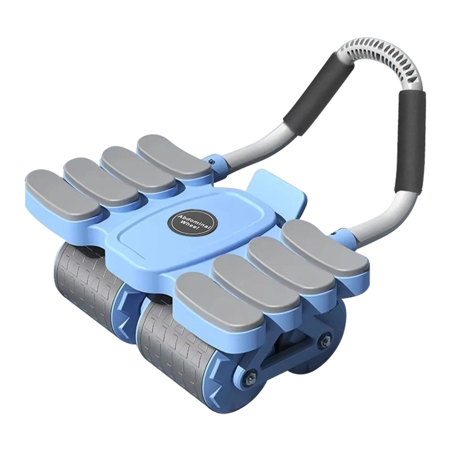 Abdominal Workout Roller with 8 Elbow Support Abdominal Fitness Wheel Automatic Rebound for Exercising Shoulder Arm Leg Muscles