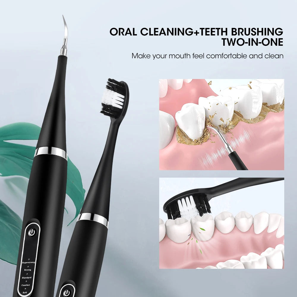 Electric Teeth Whitening Dental Calculus Scaler Plaque Coffee Stain Tartar Removal High Frequency Sonic Toothbrush Teeth Cleaner