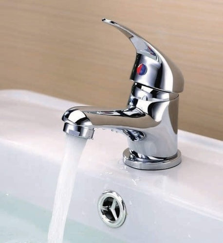 CloakroomBasinMixerTapChromeBasinSinkMonoBathroom-Fixings - Waste New