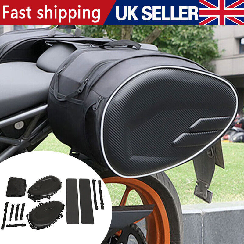1 Pair Motorcycle Pannier Side Saddle Bags Luggage Rain Cover Waterproof Storage