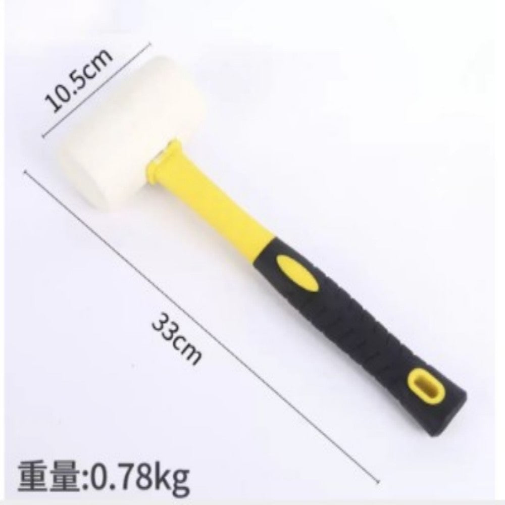 32oz LARGE White Rubber Mallet Hammer MARK FREE Handle UPVC Window Glazing Panel