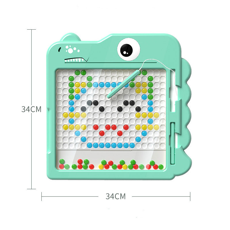 Magnetic Drawing Board For Kids Doodle Dot Art Educational Preschool Toys