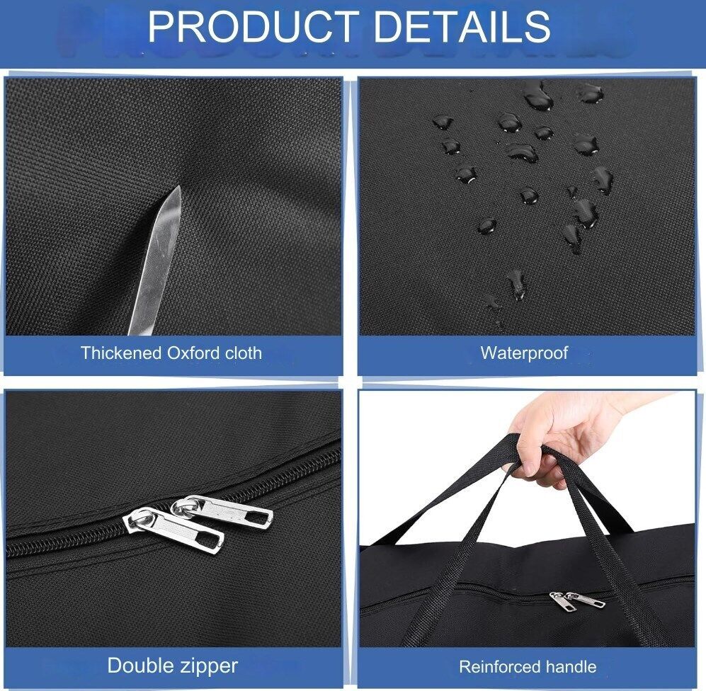 173cm Large Furniture Christmas Tree Storage Bag For Christmas Tree Zipper Bag