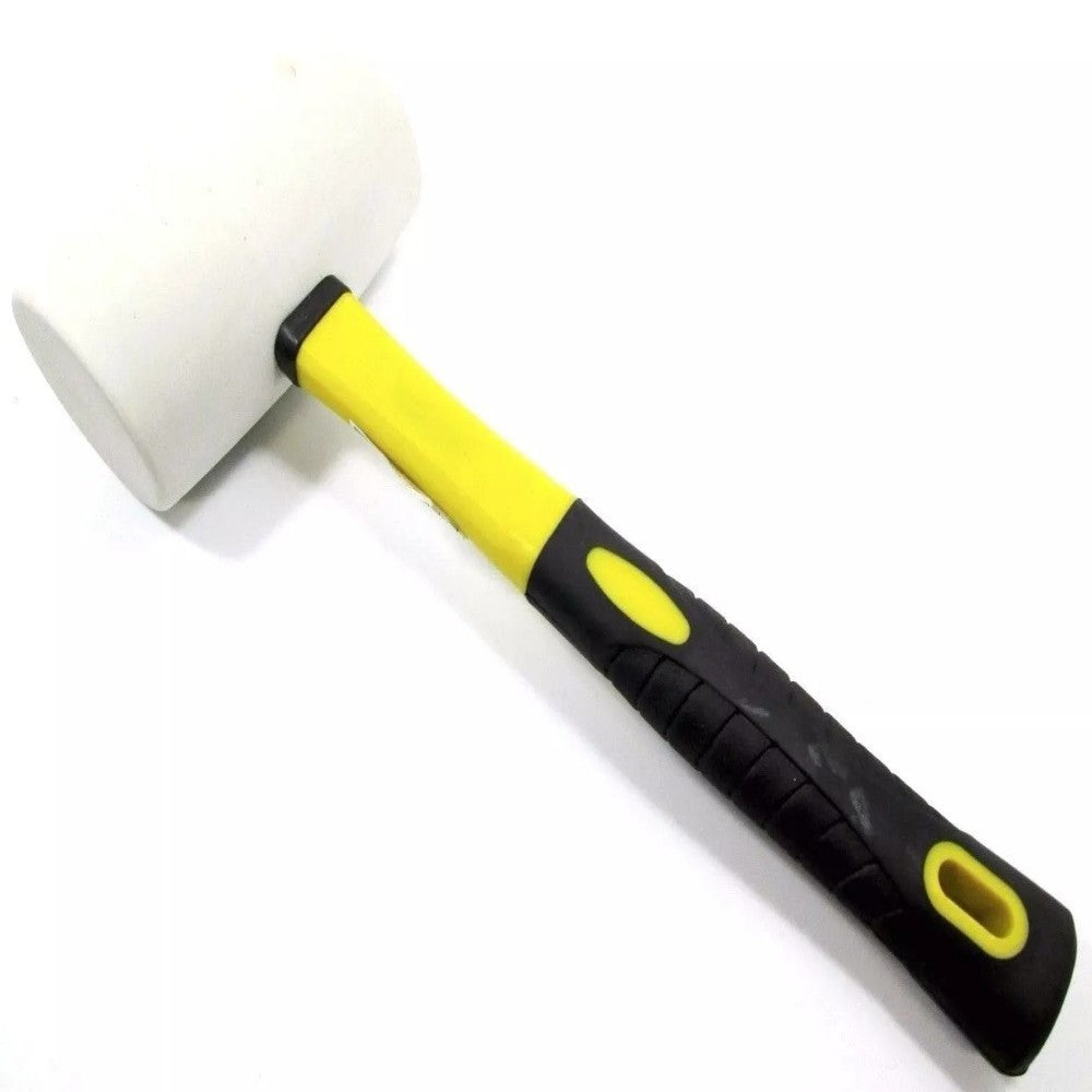 32oz LARGE White Rubber Mallet Hammer MARK FREE Handle UPVC Window Glazing Panel