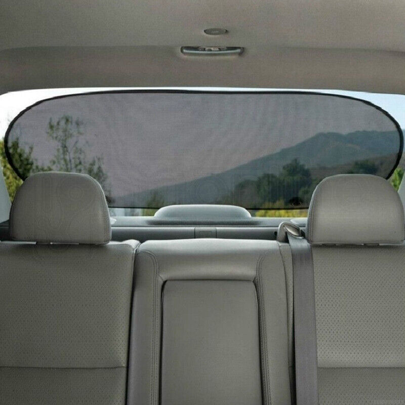 Rear Window Screen Sun Shade Mesh Cover Windshield Sun UV Visor Blocks Black