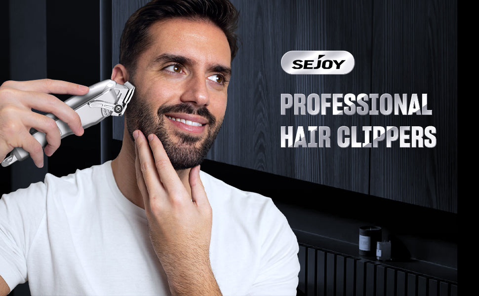 Sejoy Men's Hair Trimmer Multifunction Hair clippers for Body Head Hair Electric Beard Trimmer Shaver Rechargeable Grooming Kit