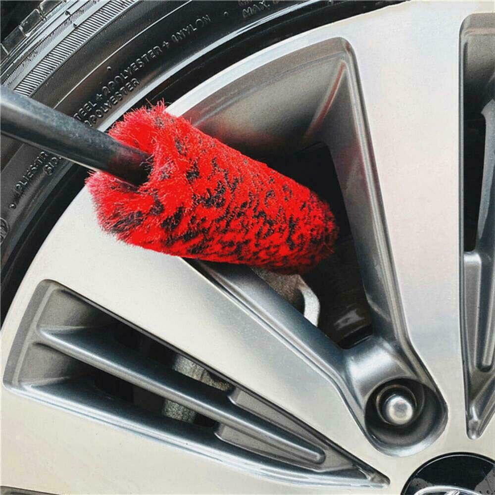 3X Set Wheel Woolies Luxury Super Plush Soft Alloy Wheel Cleaning Brush Kit UK