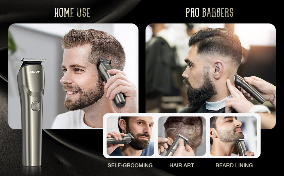 Sejoy Hair Cut Machine For Men Professional Hair Clippers Electric Shaver Beard Trimmers Machine Cordless