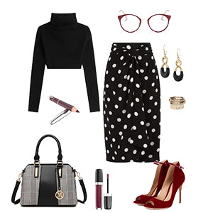 Miss Lulu Handbag Women Retro Stripes Crossbody Bags Elegant Stitching Shoulder Bag Faux Leather