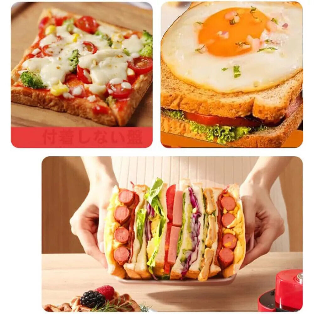 Microwave Toastie Maker Sandwich Fast Breakfast Non Stick Panini Press Grill